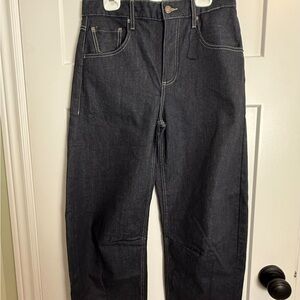 New Zara high waisted TRF barrel jeans